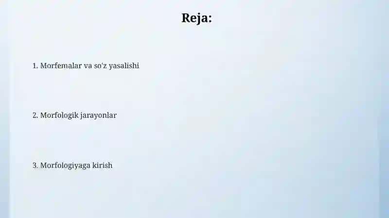 Morfalogiya 2