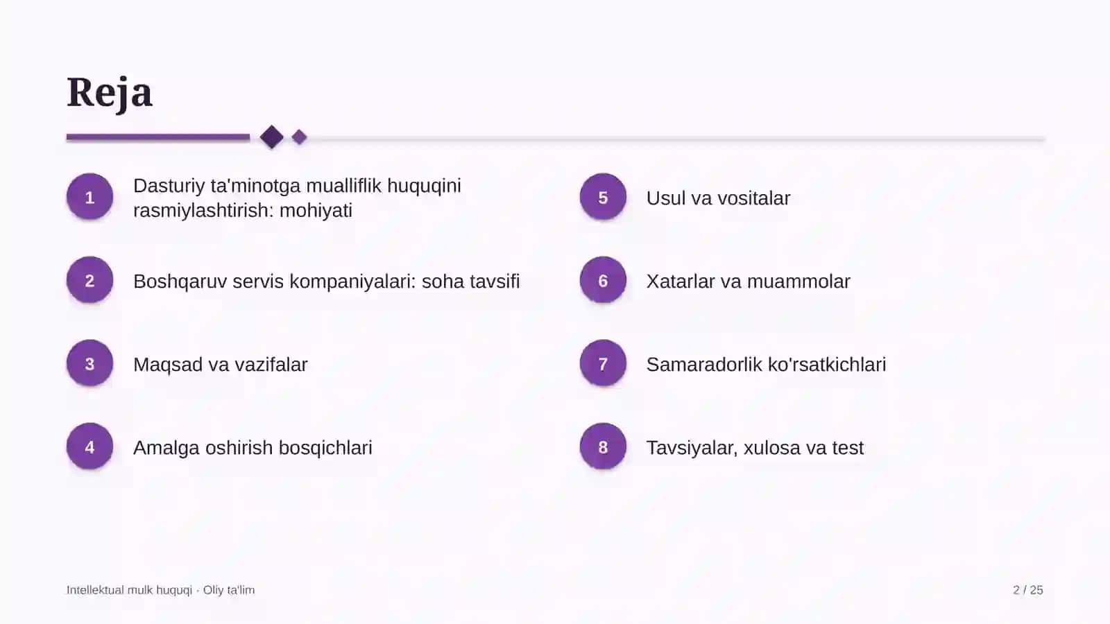 boshqaruv servis kompaniyalarida dasturiy ta'minotga mualliflik huquqini rasmiylashtirish 7088 2