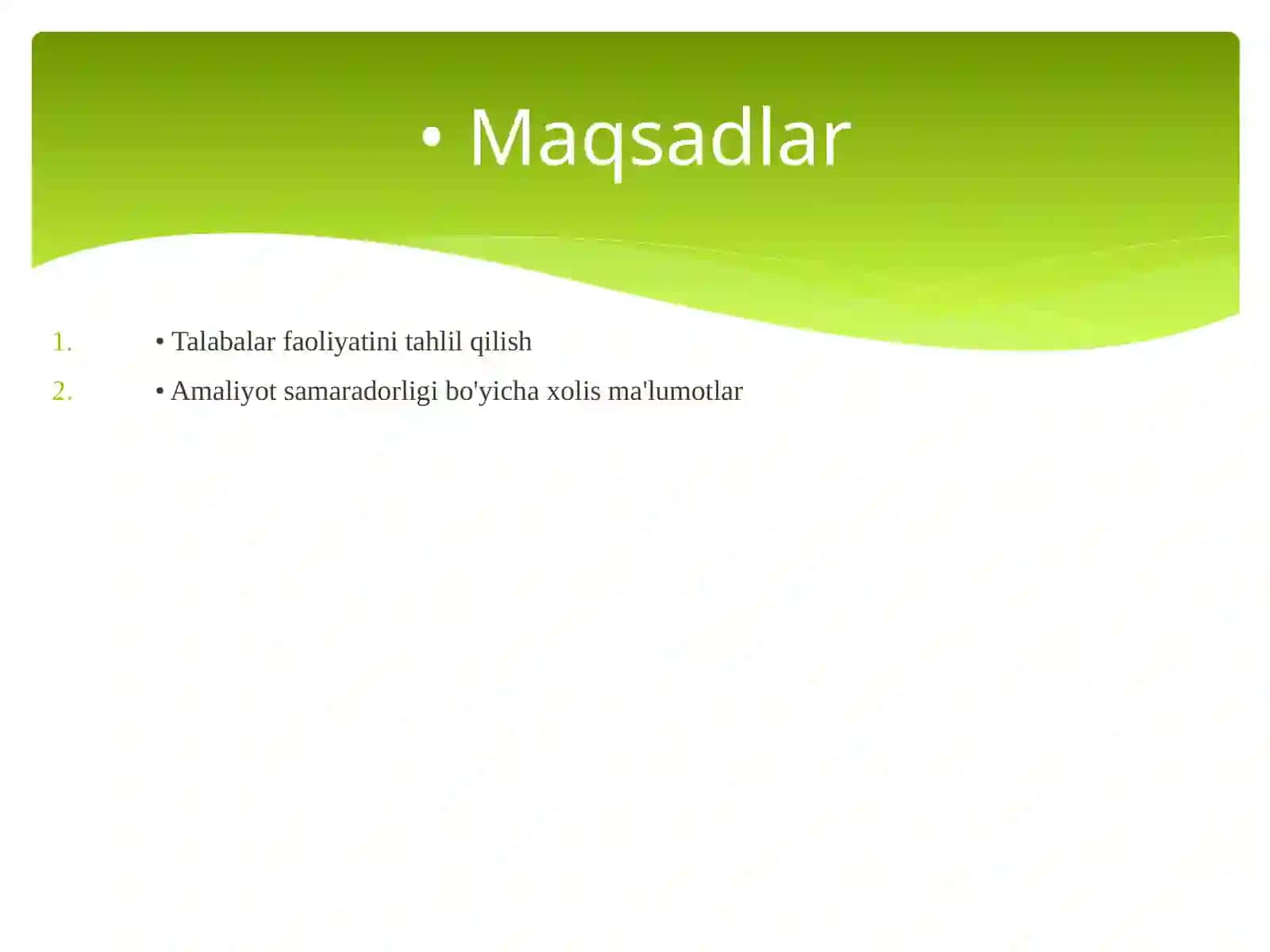 Umumiy tibbiyot va profilaktika asoslari 2