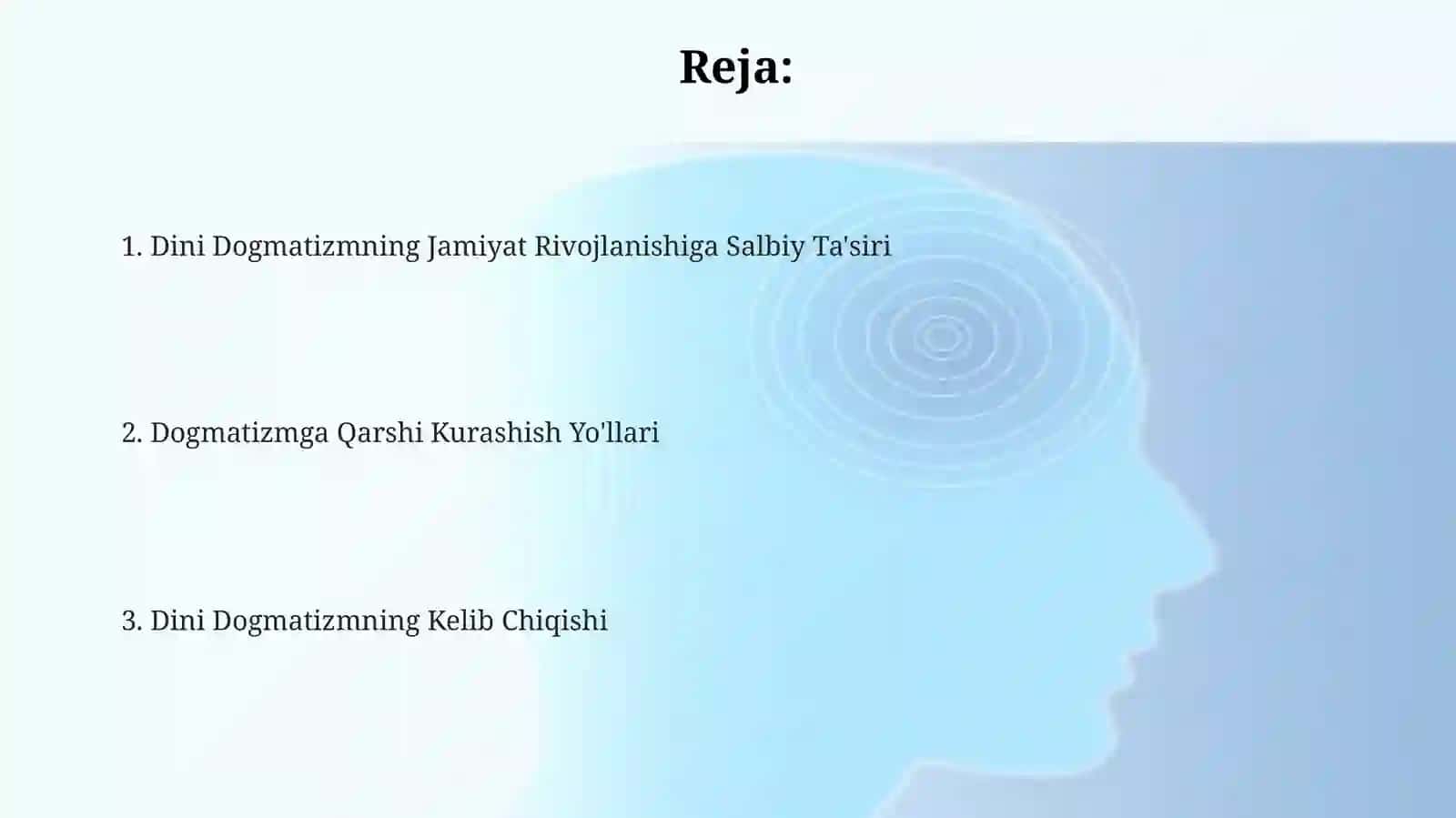 Diniyaqidaparastlik,uningkelibchiqishivajamiyattaraqqiyotidagisalbiyta'siri 2