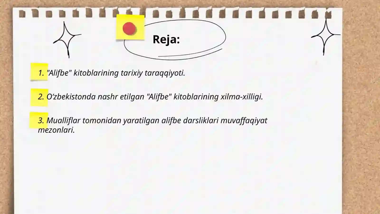 Alifbe va Yozuv Daftarlari 2