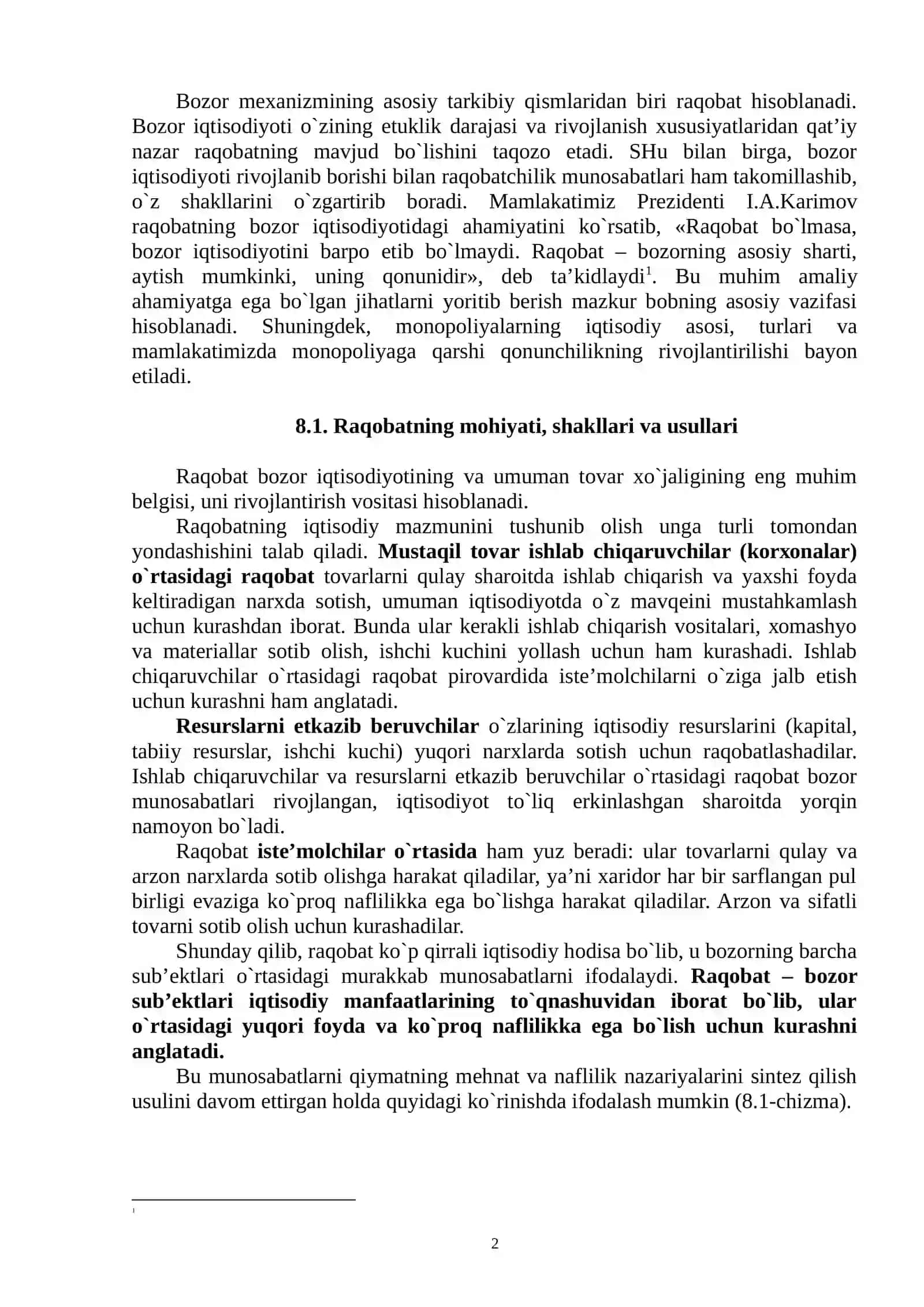 RAQОBAT VA MОNОPОLIYA 2