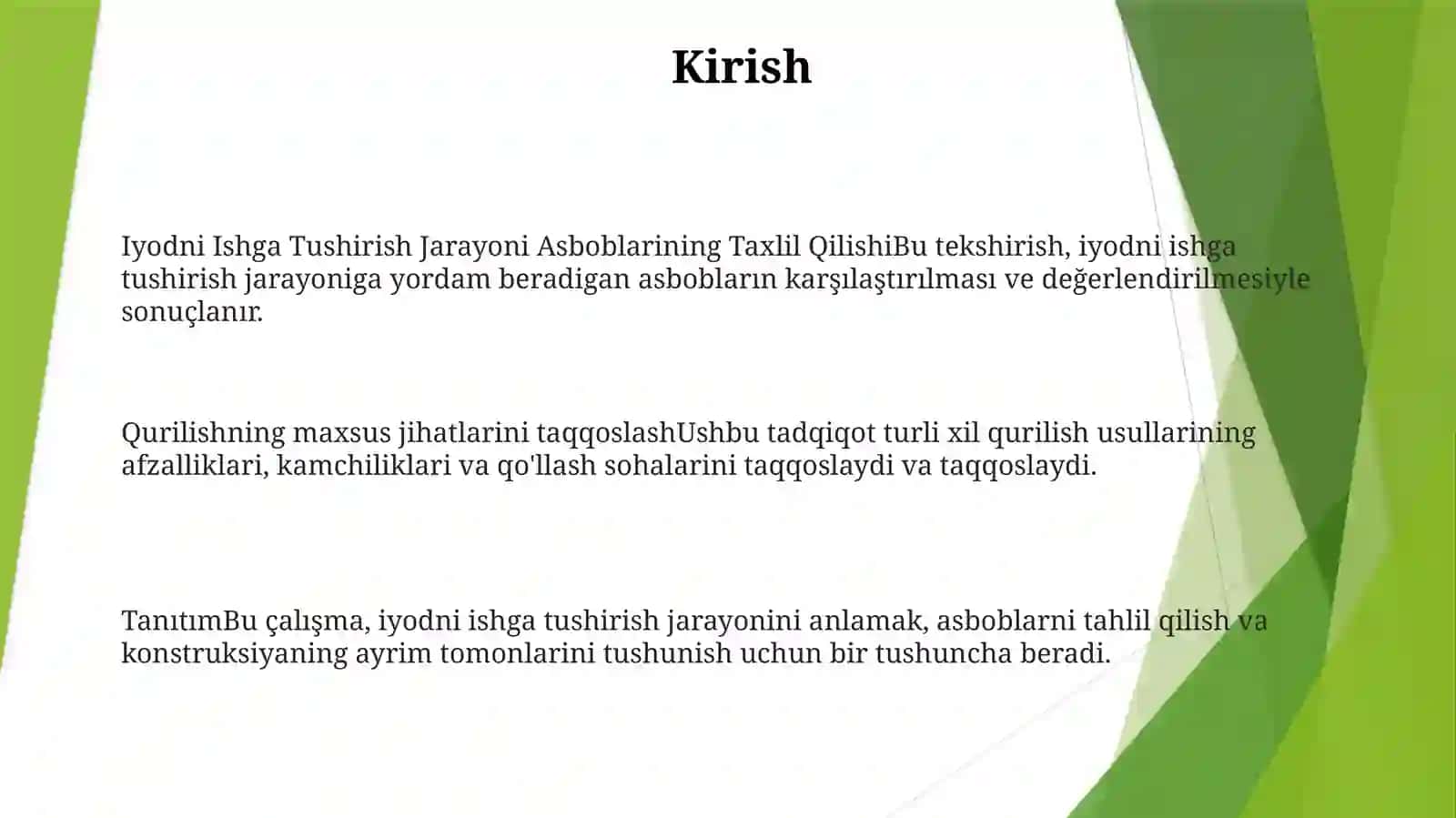 Iyodni Ishga Tushirish Jarayoni Asboblarini Taxlil Qilish Va Konstruksiyaning OʻZiga Xos Tomonlarini Taqqoslash 2