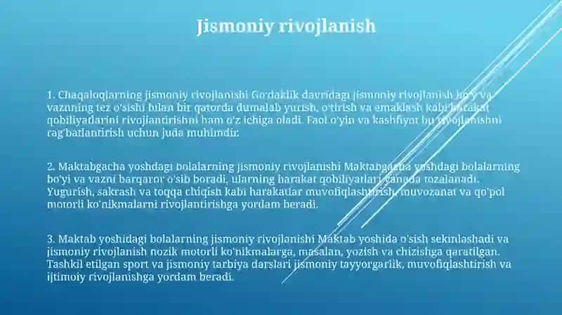 Bolalarni Har Tamonlama Rivojlantirishda Faoliyatning Ahamiyati 2