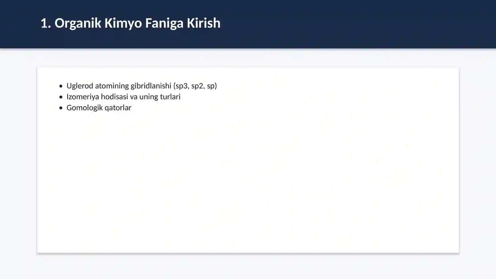 Organik kimyo uglevodorodlar 2