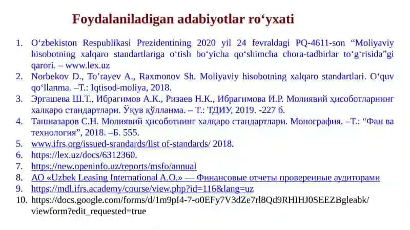 33-БҲХС “Бир акцияга тўғри келадиган фойда” 2