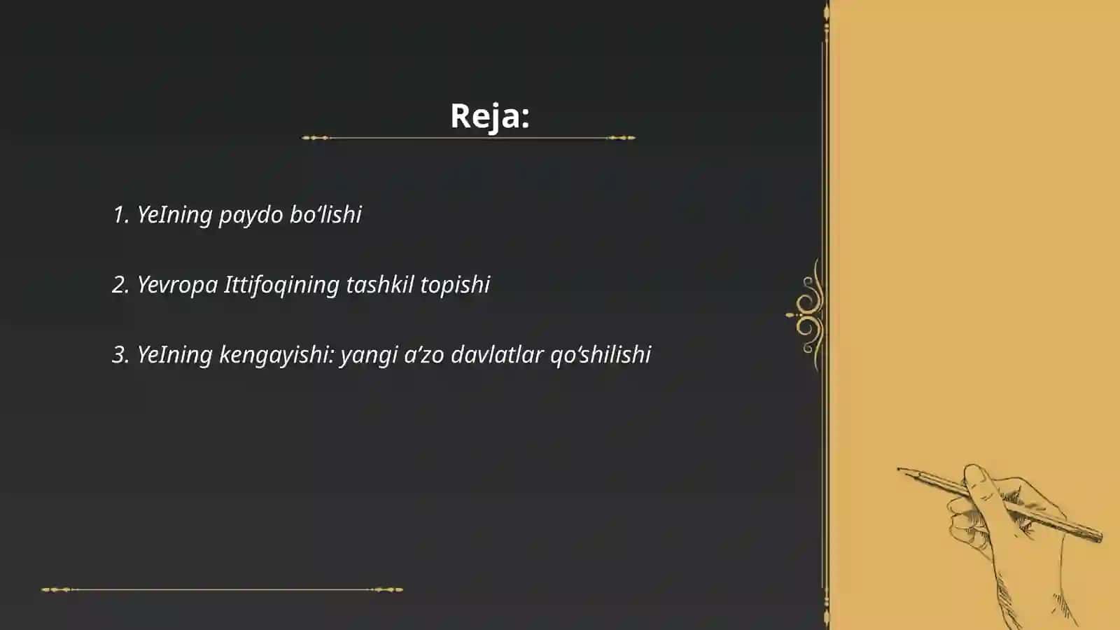 G‘arbiy Yevropada iqtisodiy va siyosiy integratsiya jarayonlari 2