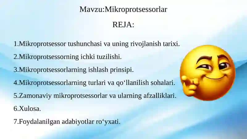 Mikroprotsessorlar 2
