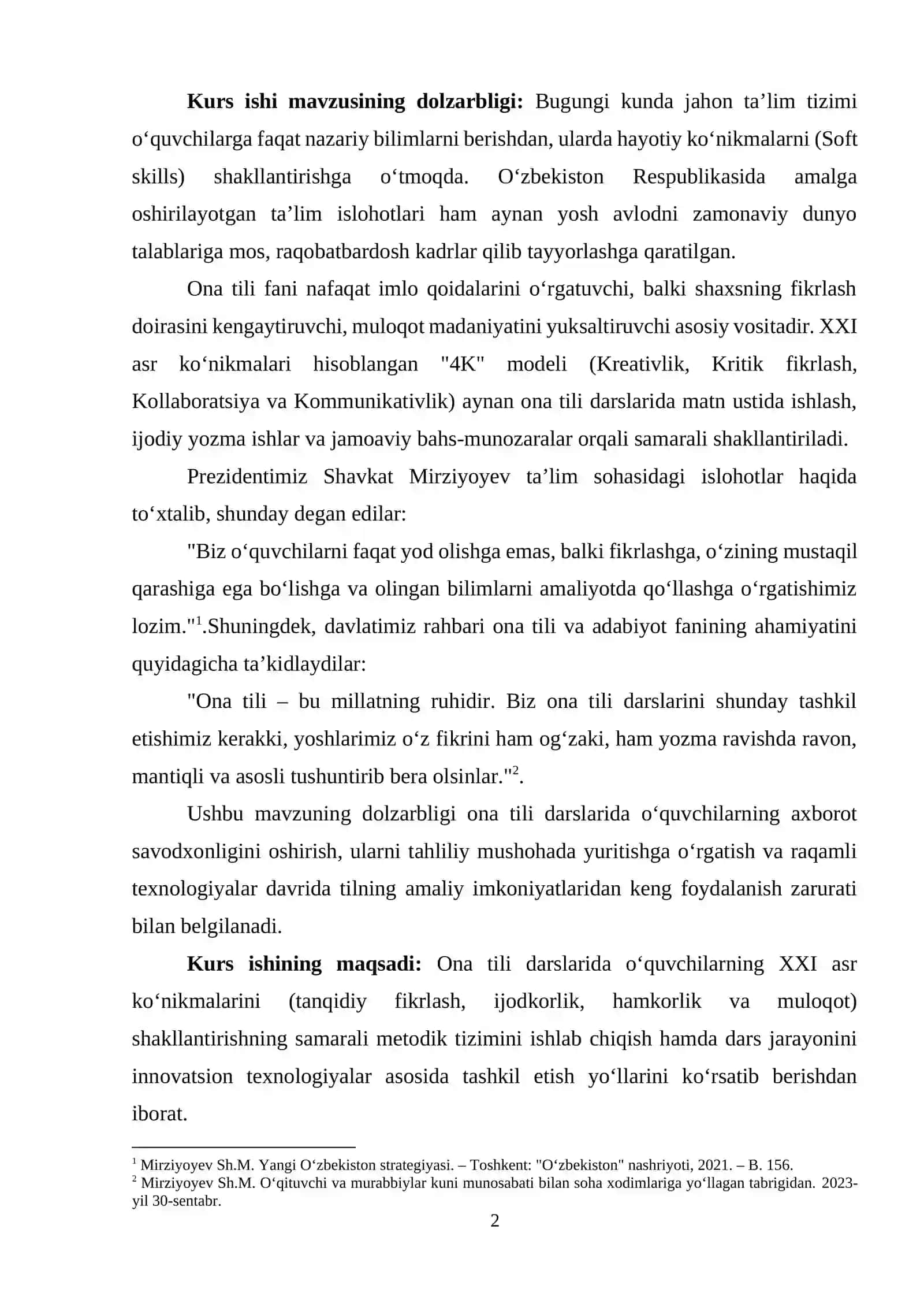 ONA TILI TA’LIMIDA KOMMUNIKATIV VA KREATIV YONDASHUV 2