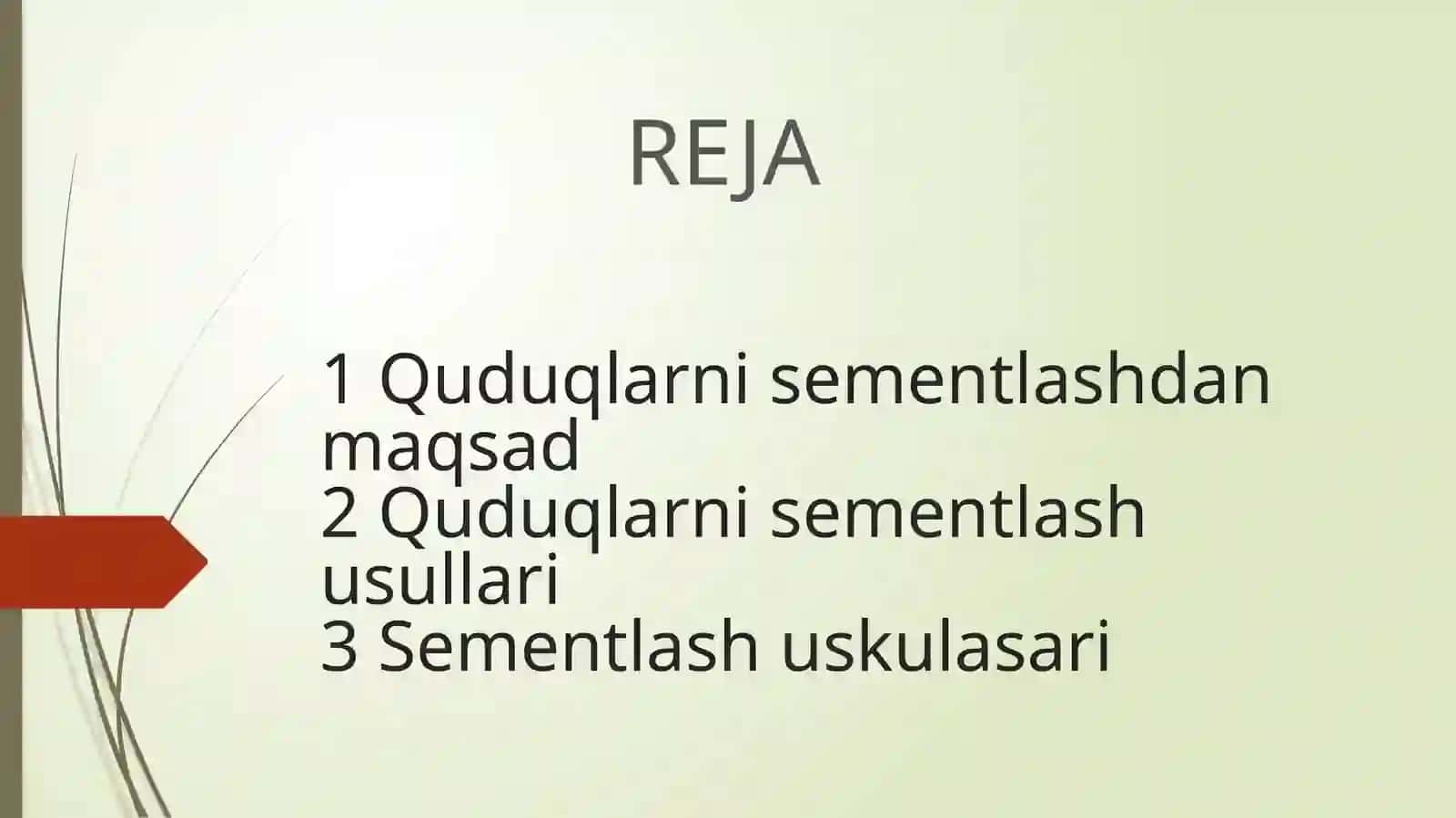 Neft va Gaz Fakulteti - Mustahkamlovchi Quvur Elementlari va Sementlash Rejasi 2