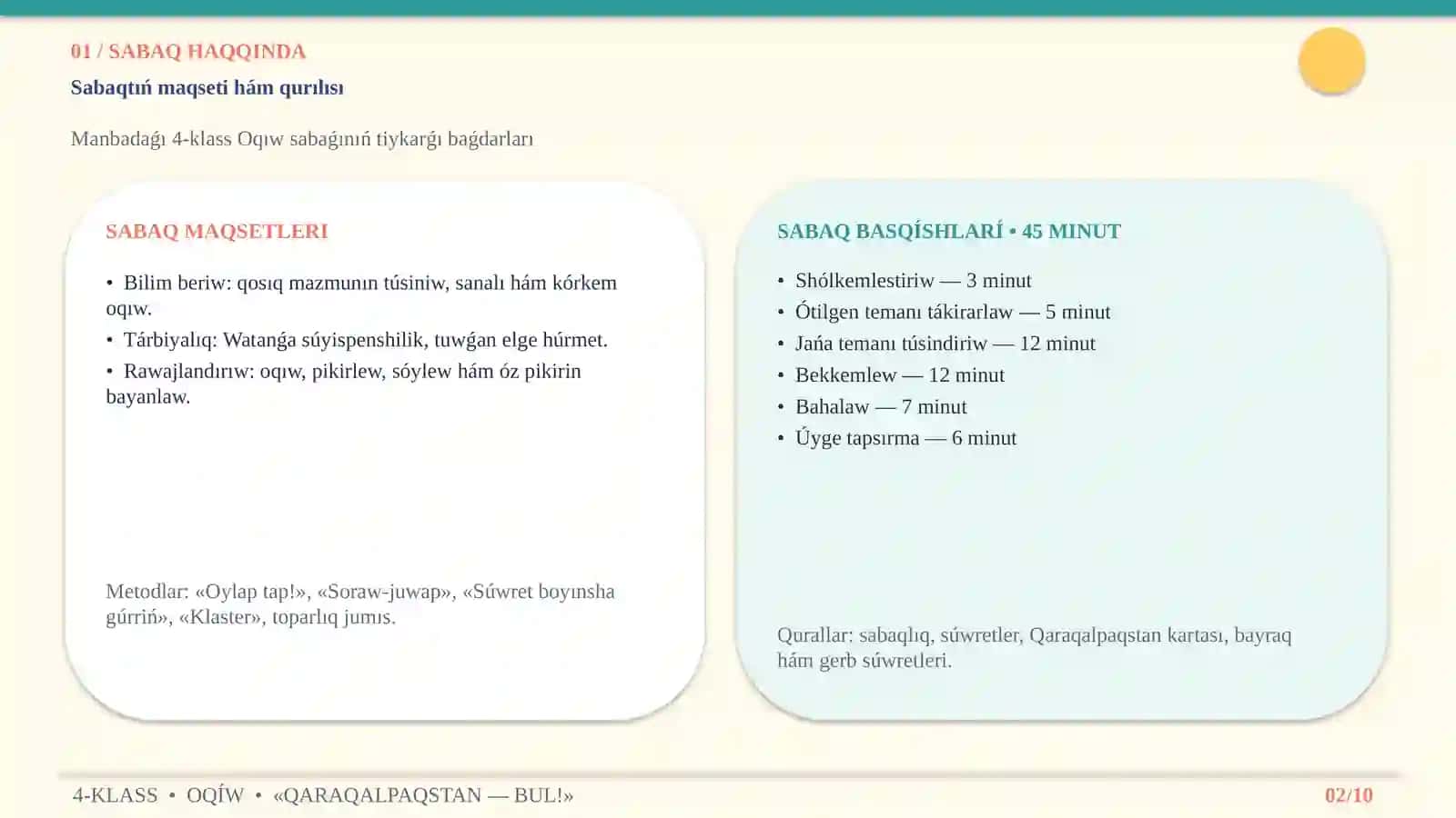 QARAQALPAQSTAN — BUL! 2