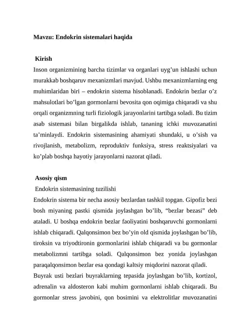 Endokrin sistemalari 2