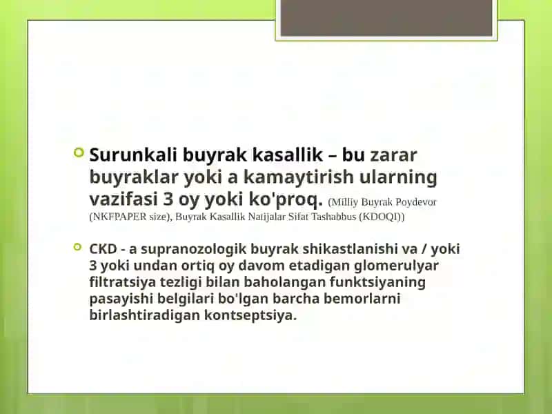 SURUNKALI BUYRAK KASALLIGI 2