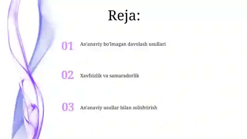 Noanʼanaviy davolash usullari 2