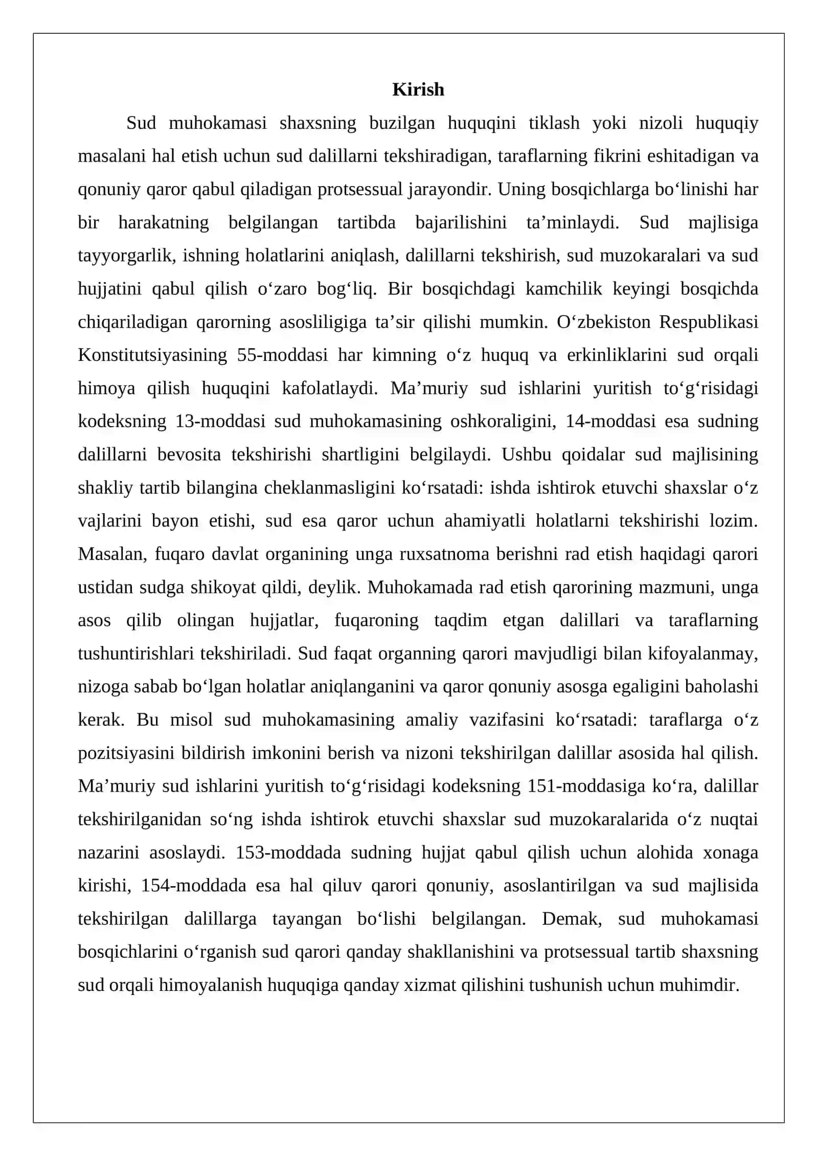 Sud muhokamasi va uning bosqichlari 2