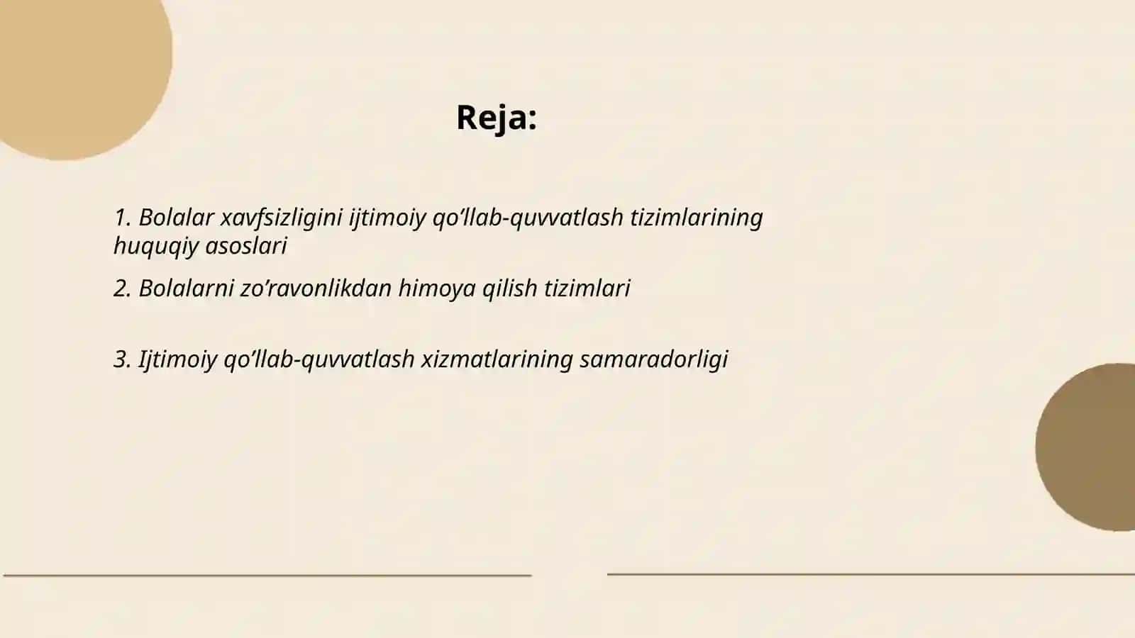 Bolalar xavfsizligini ijtimoiy qo’llab-quvvatlash tizimlarining huquqiy asoslari 2