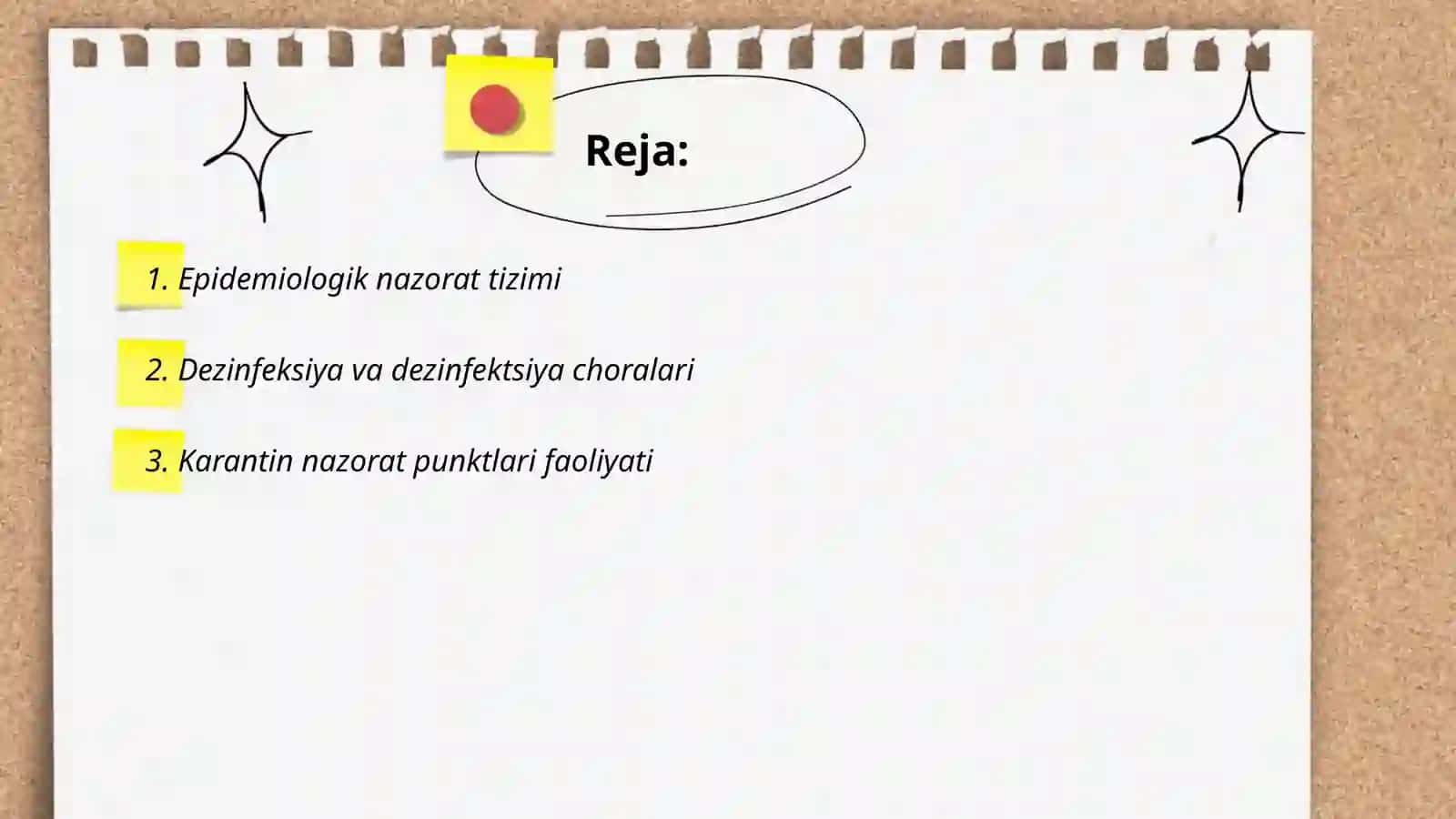 Epidemiologik nazorat tizimi 2