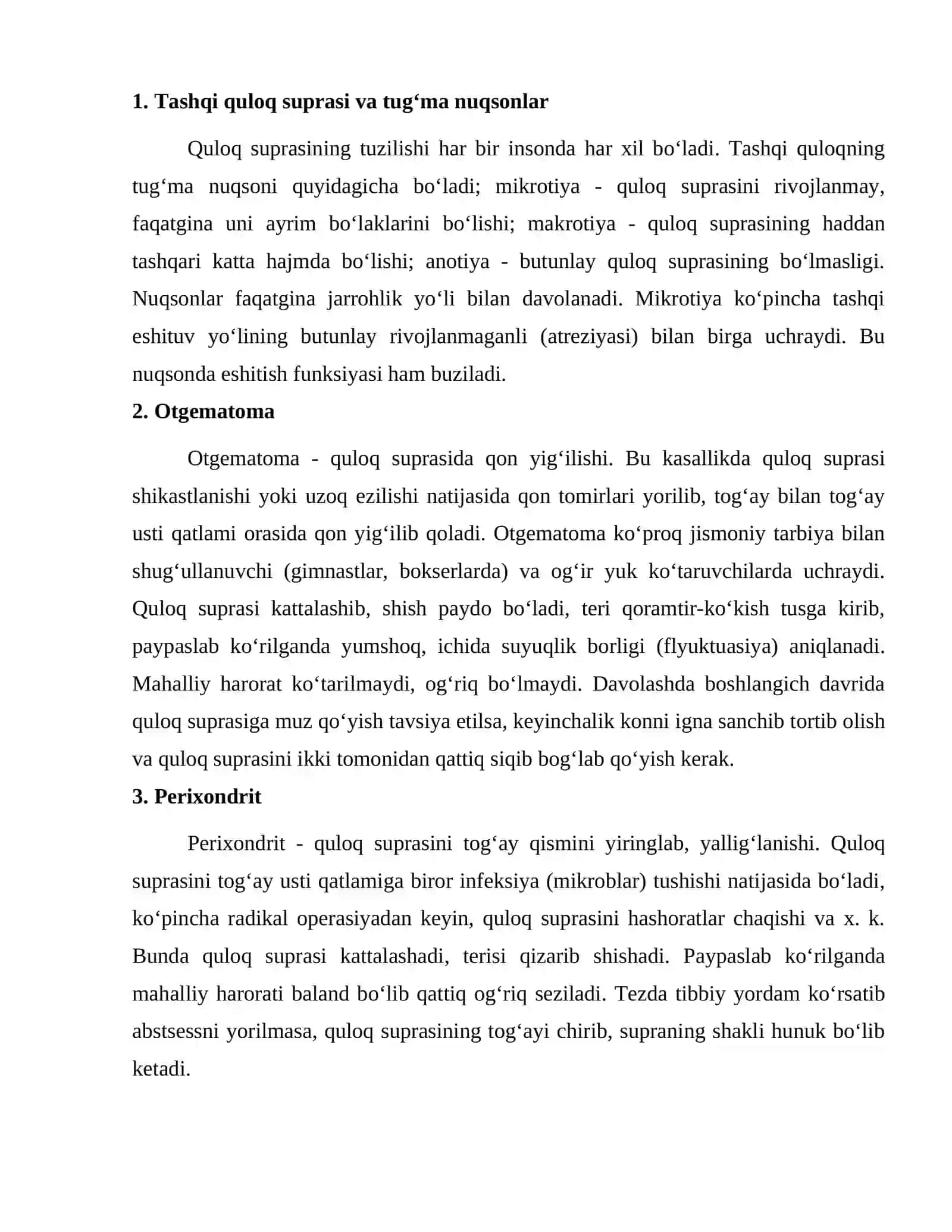 Ташқи ва ўрта қулоқнинг ўткир ва сурункали яллиғланиш қасалликлари 2