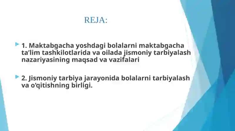 Jismoniy Tarbiya Jarayonida Ta’lim-Tarbiya Asoslari 2
