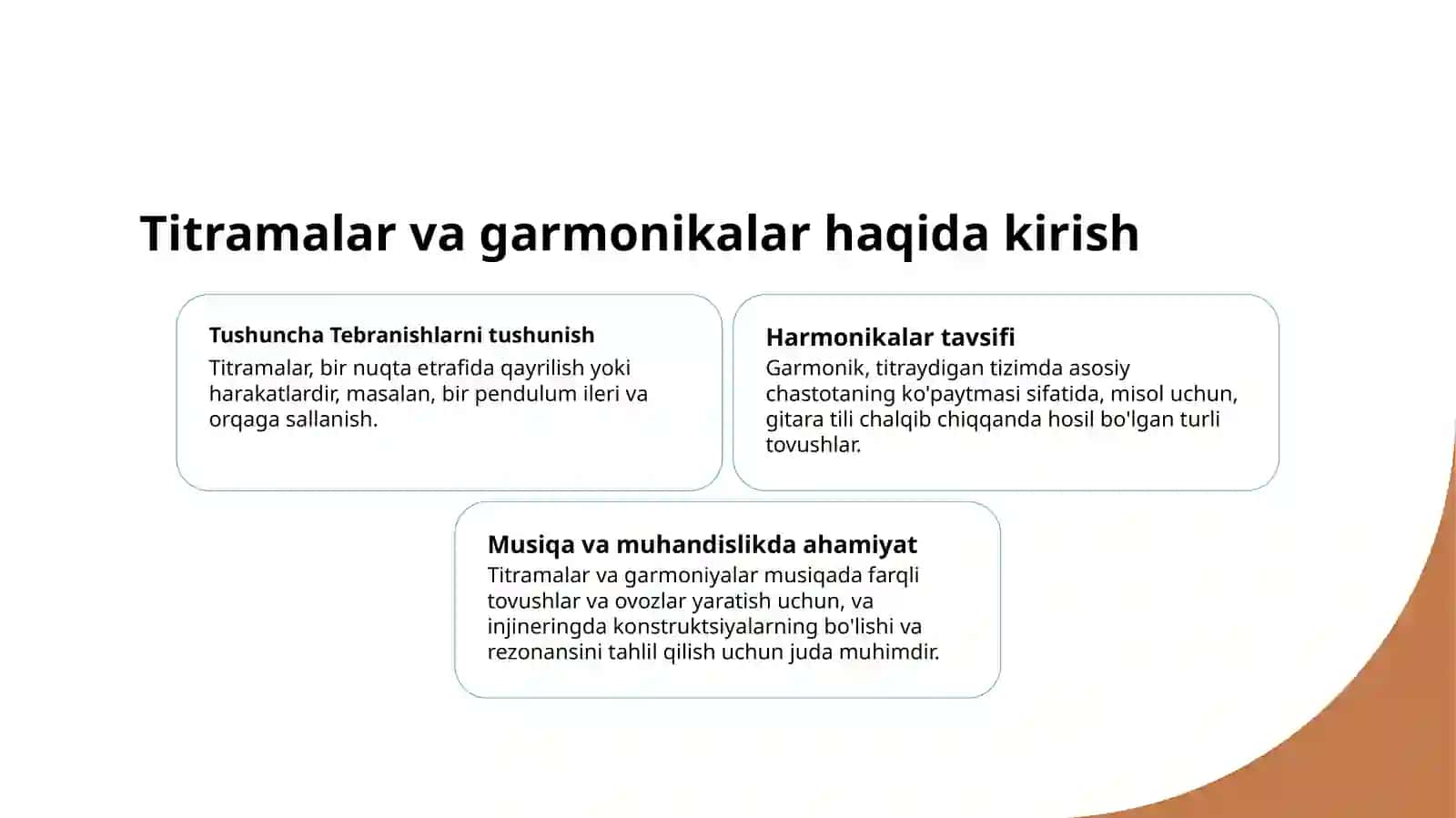Titramalar va Garmonikalar Haqida 2