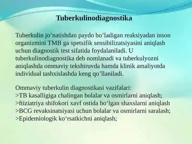 Tuberkulinodiagnostika 2