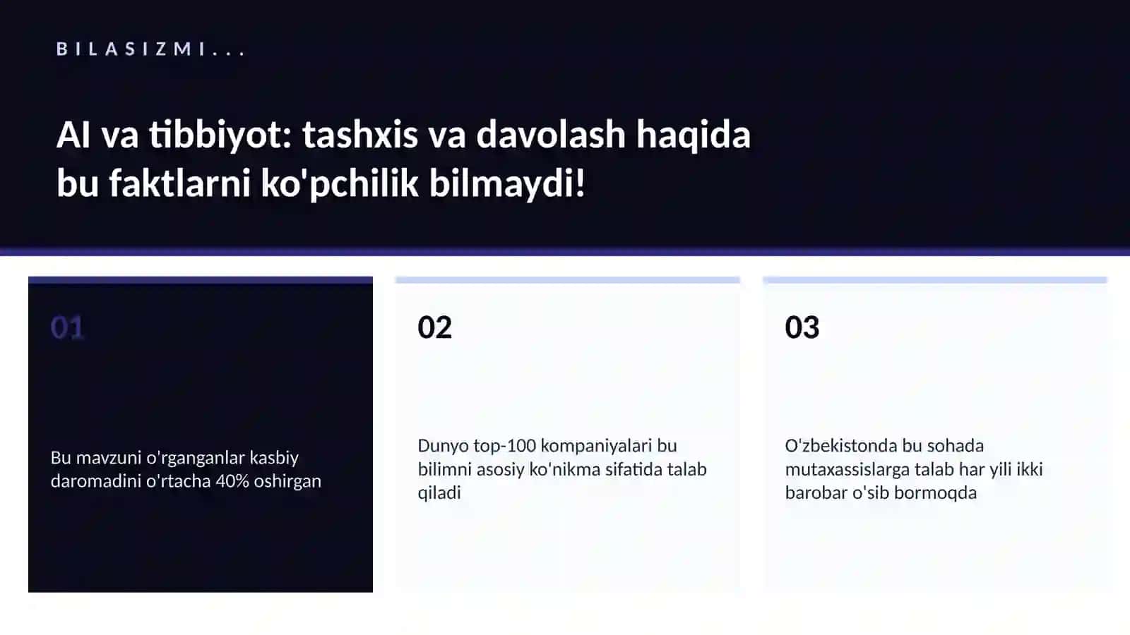 SUN'IY INTELLEKT ASOSLARI AI va tibbiyot: tashxis va davolash 2
