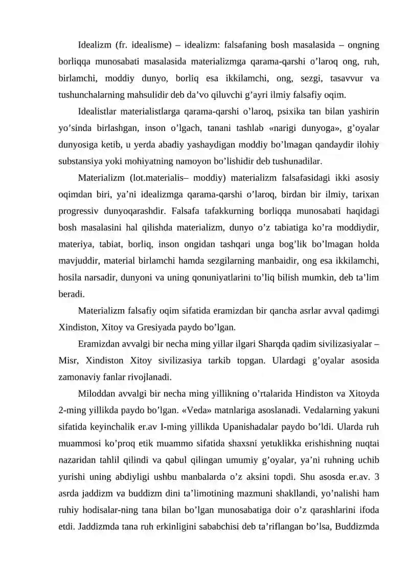 Psixologiyaning dastlabki va o’rta asrlarda rivojlanishi 2