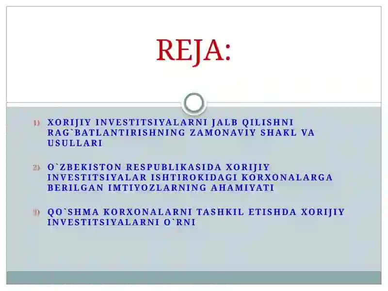 Kichik biznesni moliyalashtirishning o'ziga xos xususiyatlari 2
