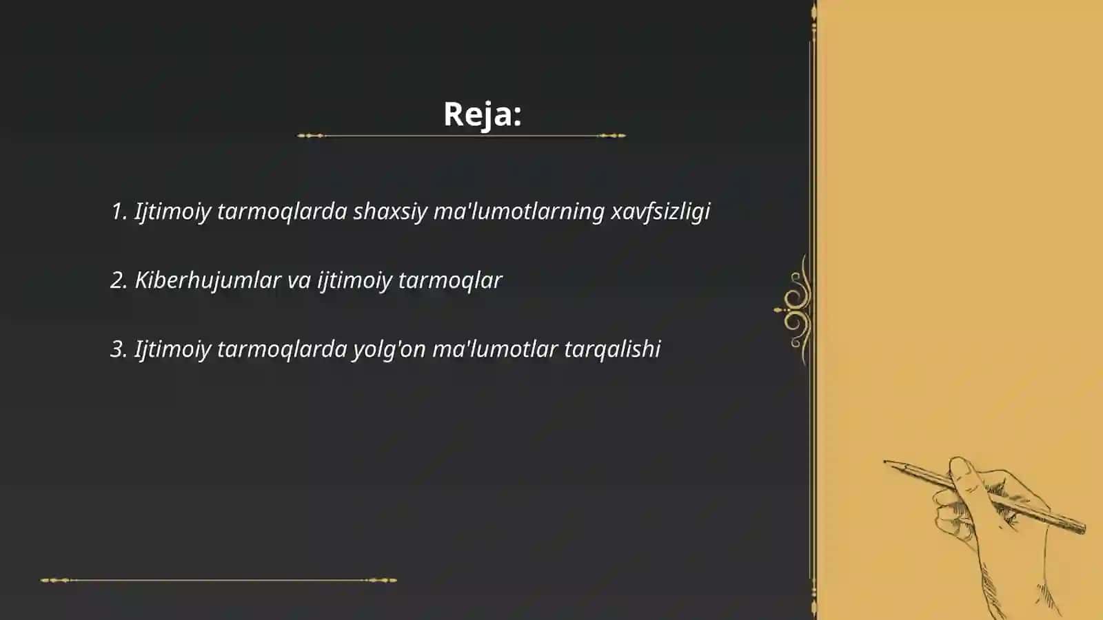 Ijtimoiy tarmoqlardagi axborot xurujlari va tahdidlari 2