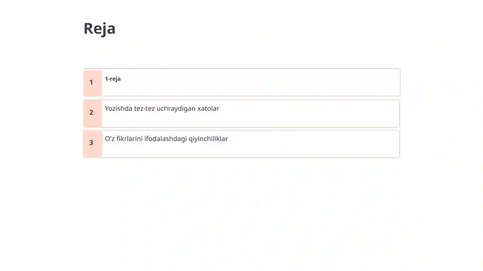 Yozishdagi kamchiliklar 2