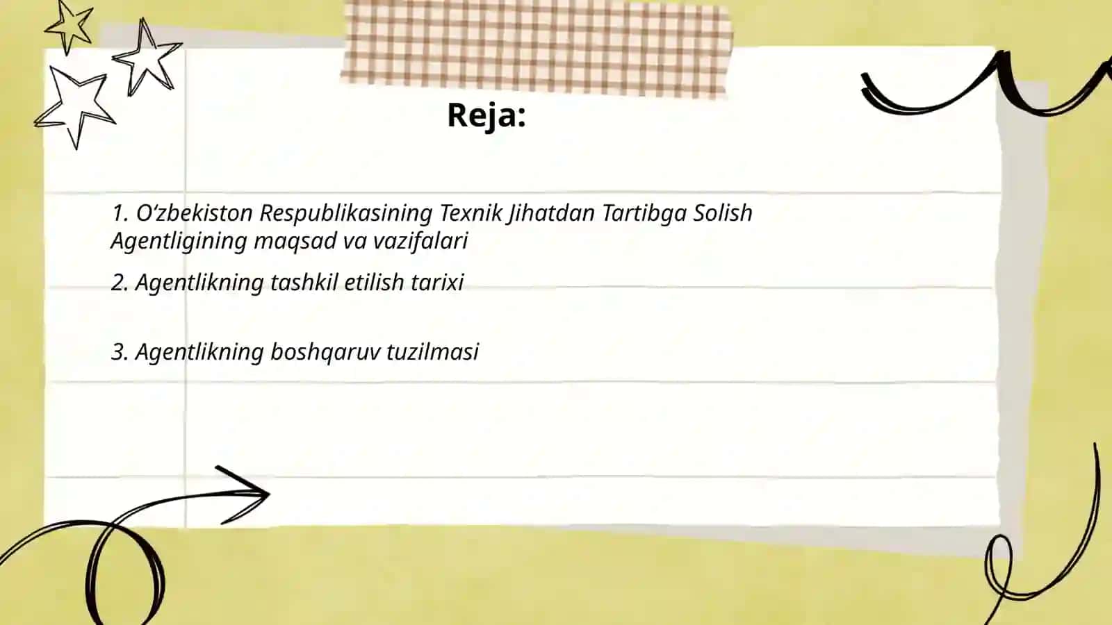 Oʻzbekiston Respublikasining Texnik Jihatdan Tartibga Solish Agentligi 2