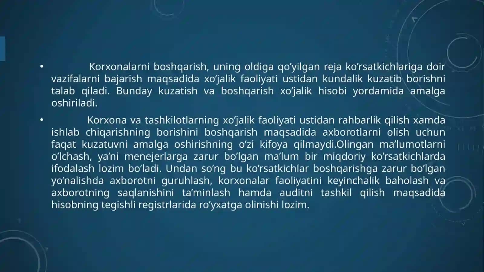 XOʻJALIK HISOBI HAQIDA TUSHUNCHA VA UNING PAYDO BOʻLISHITARIXI 2
