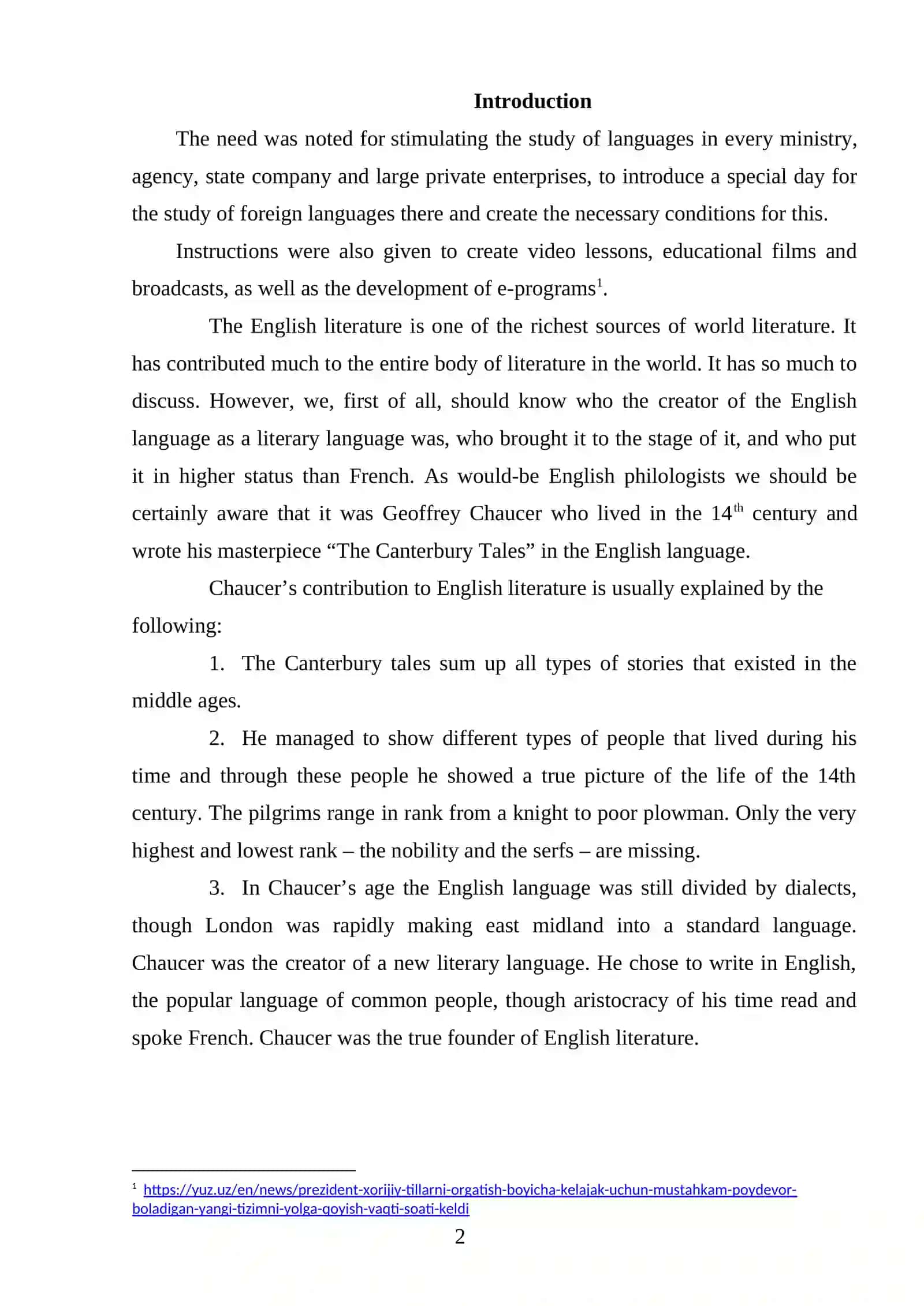 SOCIAL SIGNIFICANCE OF THE CANTERBURY TALES 2