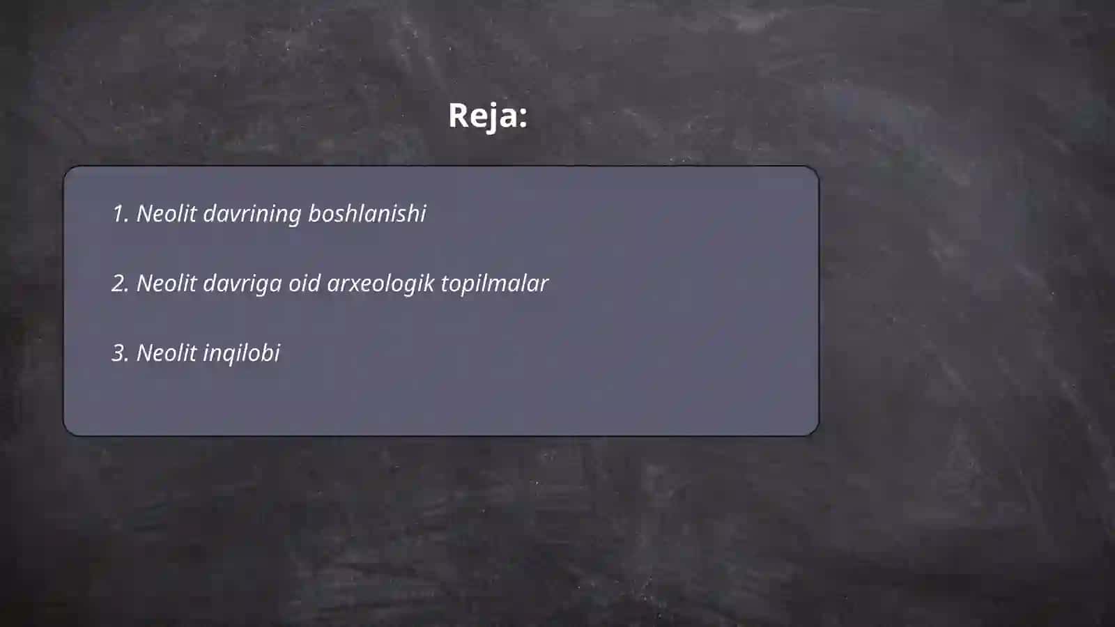 Neolit davri 2