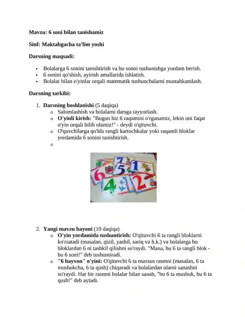 6 soni bilan tanishamiz 2