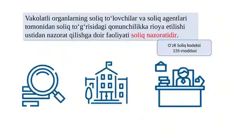 Soliq nazorati. 2