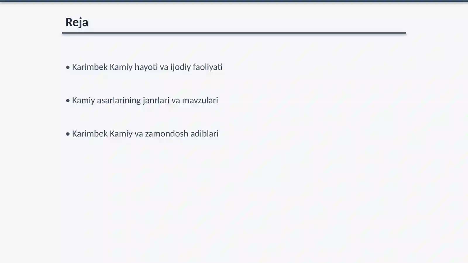Karimbek Kamiy adabiy merosi 2