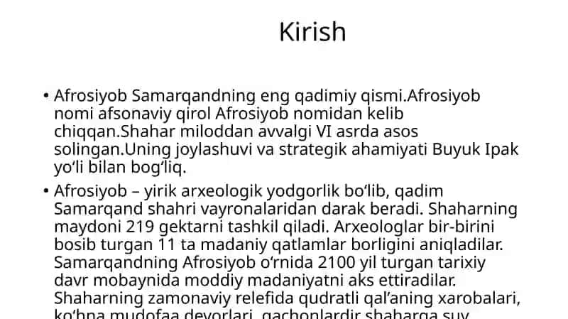 Qadim Afrosiyob 2