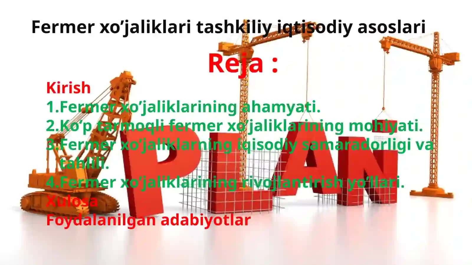 Fermer xo’jaliklarni tashkiliy iqtisodiy asoslari 2