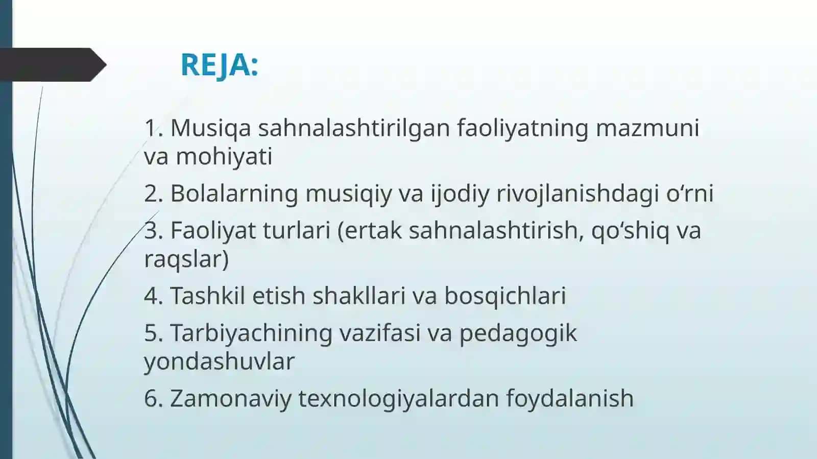 Maktabgacha ta'lim tashkilotlarida musiqa sahnalashtirilgan faoliyatlarni tashkil etish 2