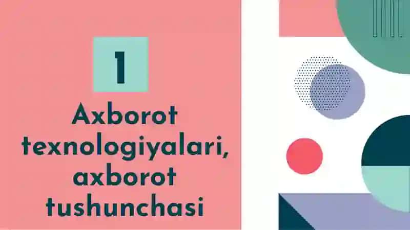 Zamonaviy axborot-kommunikatsiya texnologiyalari 2