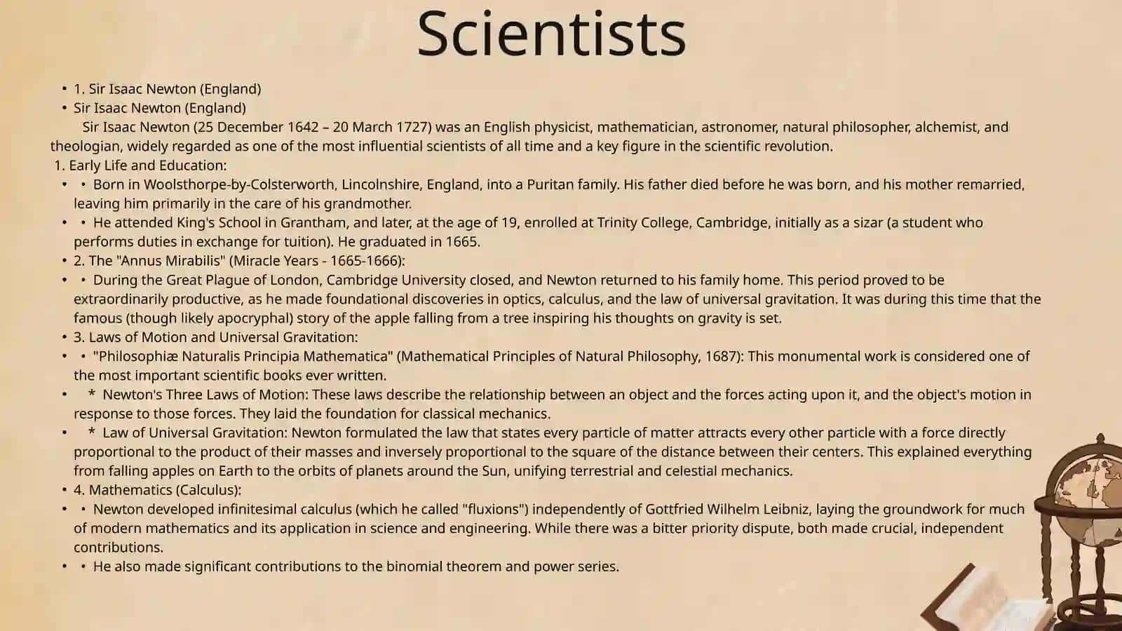 Mavzu: Scientists 2