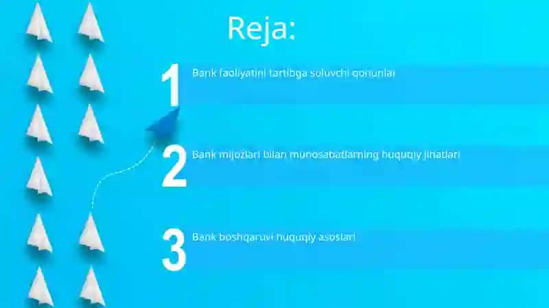 Bank menejmentining huquqiy asoslari 2