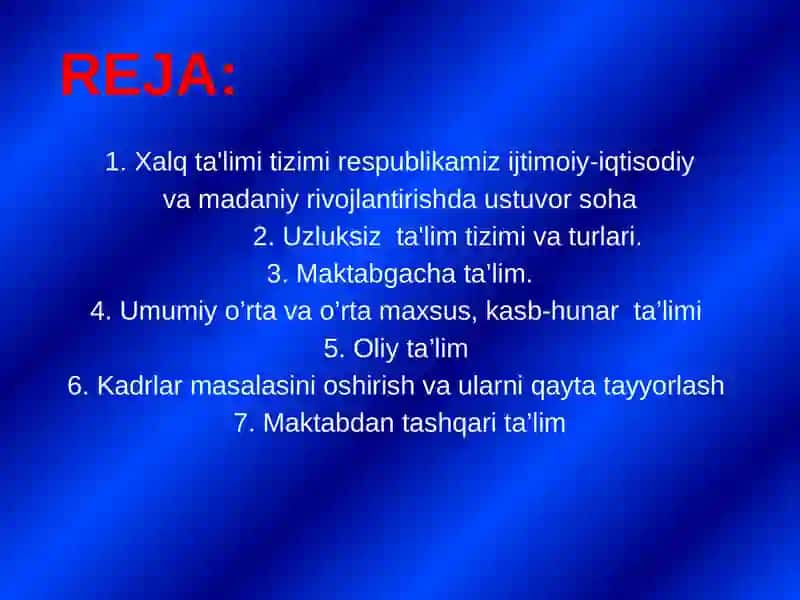 TA’LIM IQTISODIYOTI NAZARIYASI 2