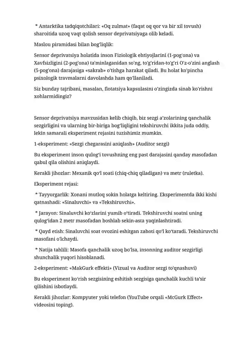 Sensor deprivatsiya 2