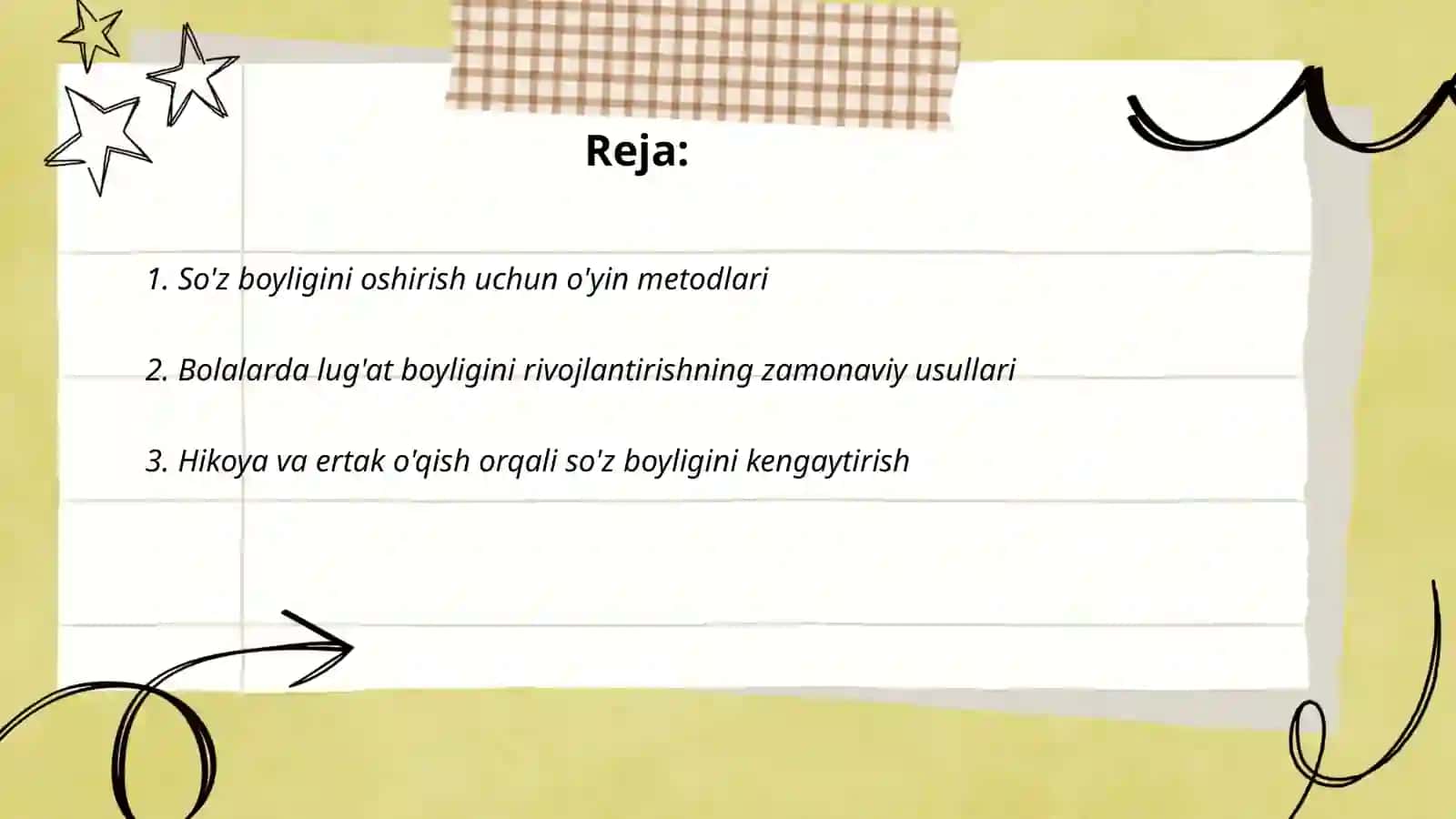 So'z boyligini oshirish uchun o'yin metodlari 2
