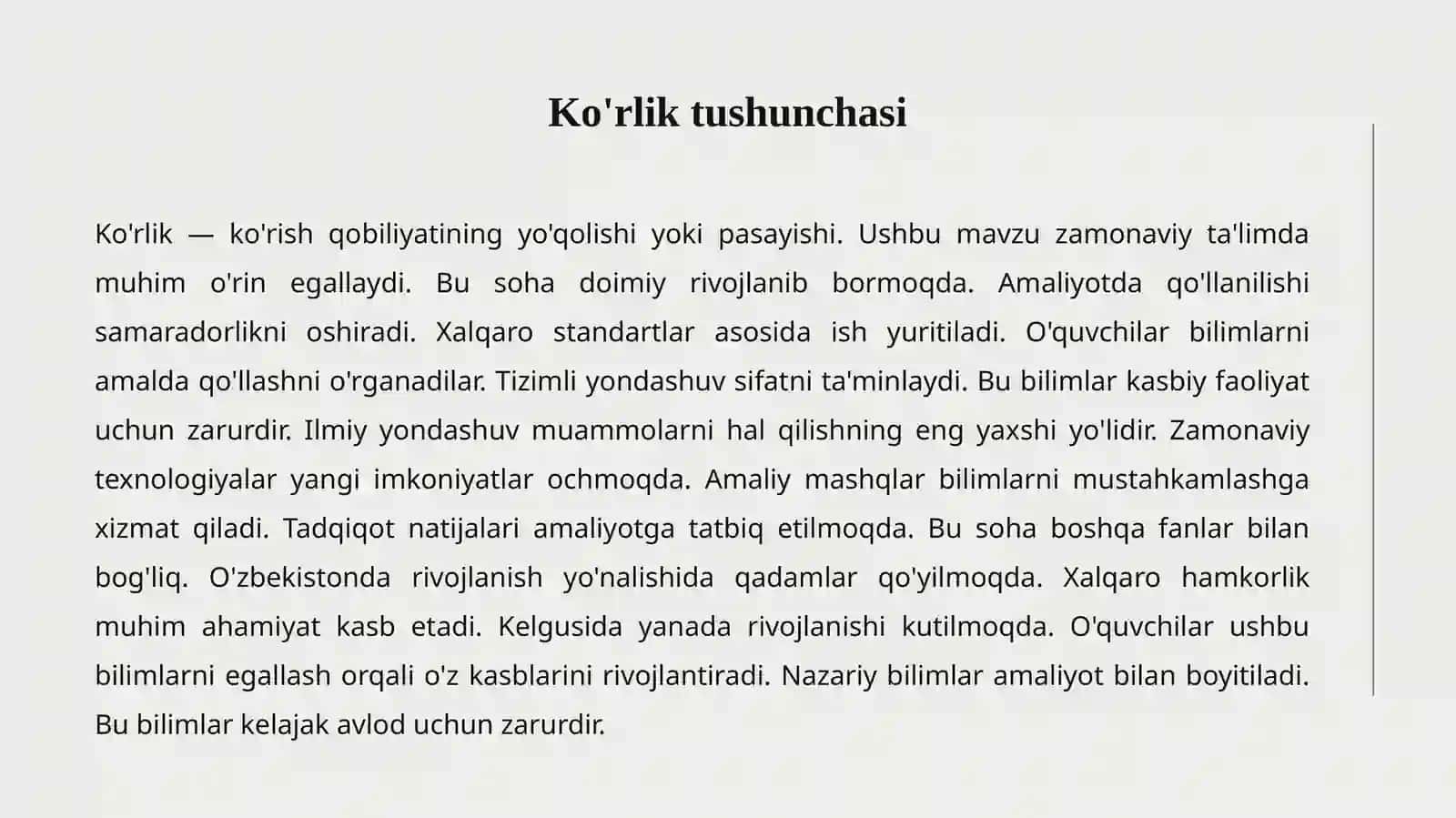 KO'RLIK 2