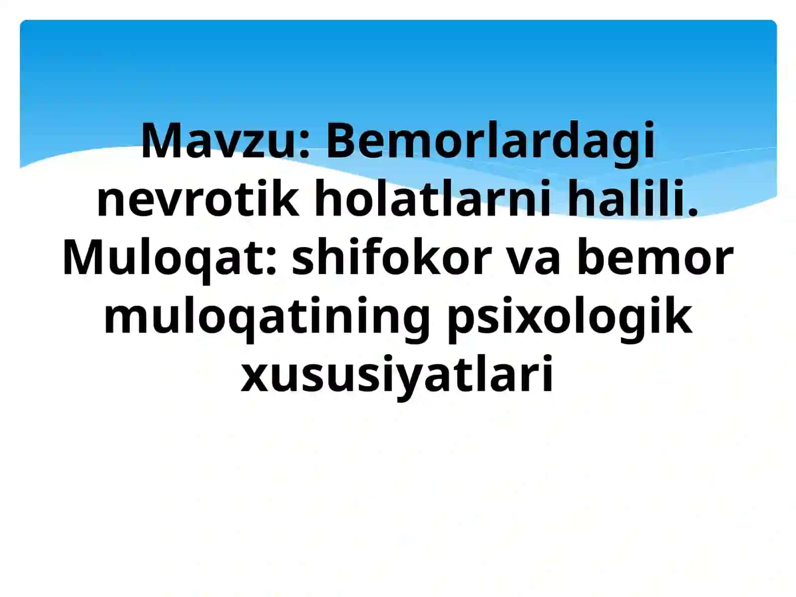 TTATF Pediatriya fakulteti 205-"a" guruhtalabasi Ismoilova Faridaning psixologiya fanidan Mustaqilishi 2