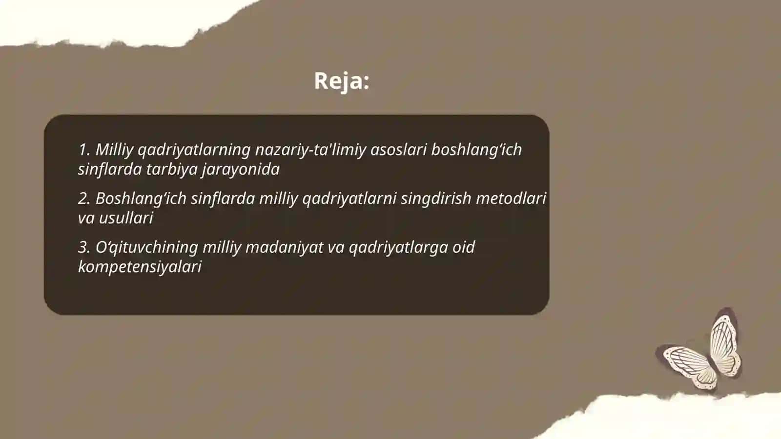 Milliy qadriyatlarning õrni 2