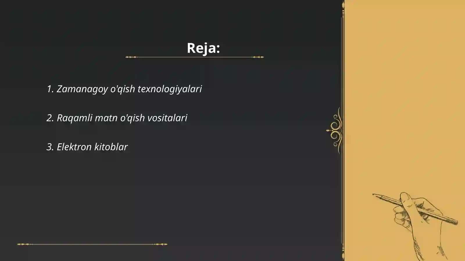 Zamanagoy oqiw texnikaliq qurallari 2